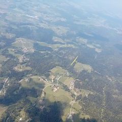 Verortung via Georeferenzierung der Kamera: Aufgenommen in der Nähe von Freyung-Grafenau, Deutschland in 2100 Meter